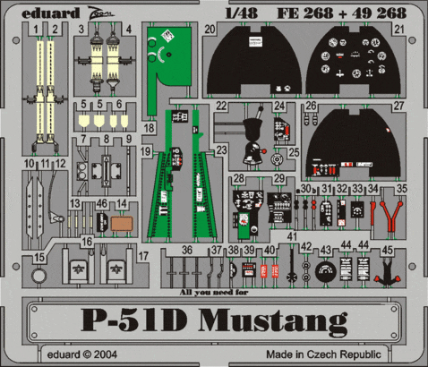 Eduard FE268 P-51D HAS