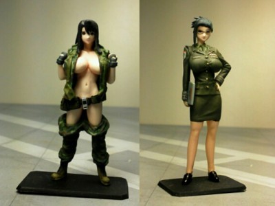 Girls G-35028 Большие глаза - девушки в форме, 2 фигуры 1:35