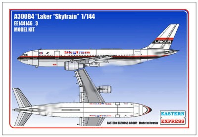 Восточный Экспресс 144146-3 Airbus A300B4 LAKER SKYTRAIN (Limited Edition) 1/144