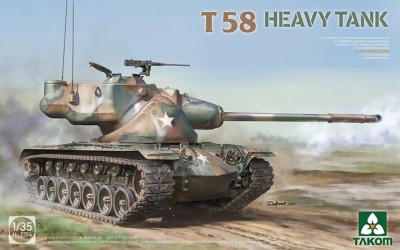 Takom 2204 Американский тяжёлый танк T 58 1/35