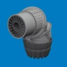 Eduard 672433 BRASSIN F-35B exhaust nozzle PRINT (TAM) 1/72