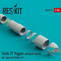 Reskit RSU48-0041 Saab 37 Viggen exhaust nozzle (SP-HOBBY) 1/48
