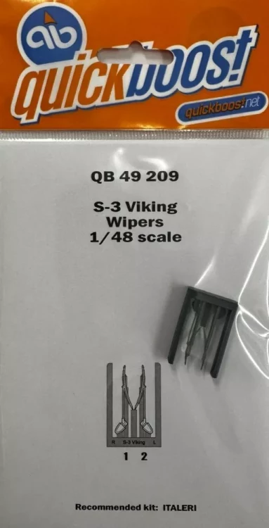 Quickboost 49209 S-3 Viking wipers (ITAL) 1/48