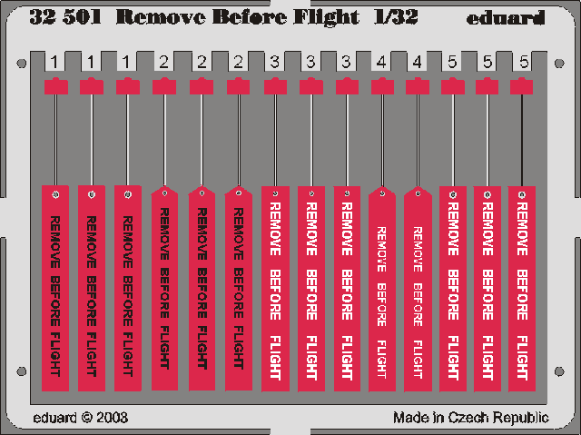 Eduard 32501 Remove Before Flight