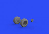 Eduard 648512 BRASSIN 1/48 P-51D wheels rhomboid treat (EDU)