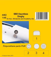 CMK SP4462 SBD Dauntless Dinghy (ACAD/ACC.MIN.) 1/48