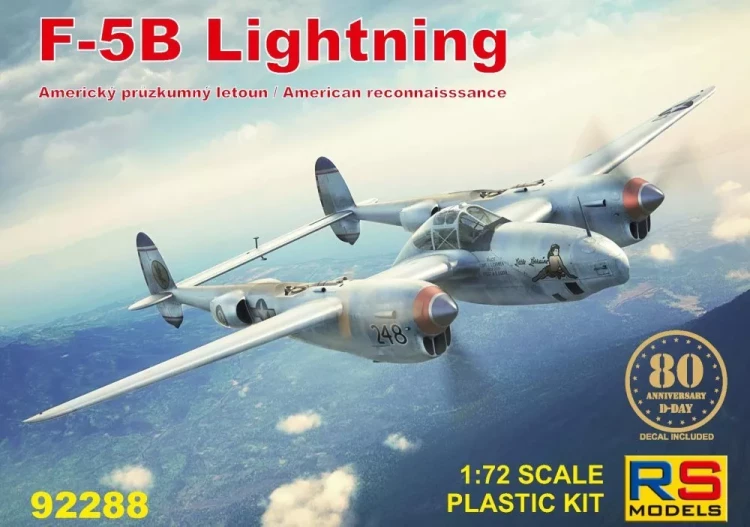 Rs Model 92288 F-5B Lightning (ex-ACAD, 2x USA, France) 1/72