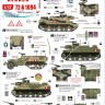 Star Decals 72-A1094 British Royal Artillery in Italy.M7 Priest HMC, Sherman Command Tank, M3A1 Halftrack 1/72