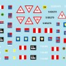 Star Decals 72-A1094 British Royal Artillery in Italy.M7 Priest HMC, Sherman Command Tank, M3A1 Halftrack 1/72