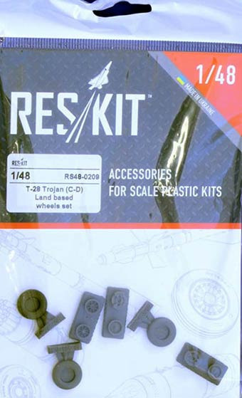 Reskit RS48-0209 28 Trojan (C,D) Land based wheels (REV,RDN) 1/48