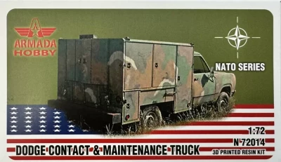 Armada Hobby N72014 Dodge Contact &amp; Maintenance Truck (3D kit) 1/72