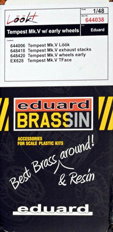 Eduard 644038 BRASSIN 1/48 Tempest Mk.V w/ early wheels LookPlus