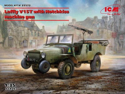 ICM 35572 Laffly V15T w/ Hotchkiss machine gun 1/35