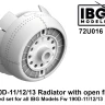 IBG Models U7216 Radiator w/ open flaps for Fw 190D-11/12/13 1/72