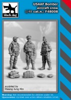 Black Dog F48008 USAAF Bomber aircraft crew (3 figures) 1/48