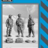 Black Dog F48008 USAAF Bomber aircraft crew (3 figures) 1/48