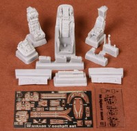 SBS model 48051 Mirage V - cockpit set (KIN) 1/48