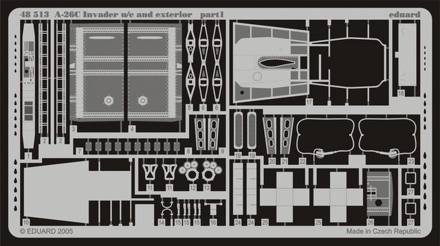 Eduard 48513 A-26C u/c and exterior REV/MON