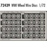 Eduard 72439 WWI Wheel Wire Discs 1/72 (распродажа)