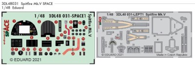 Eduard 3DL48031 Spitfire Mk.V SPACE (EDU) 1/48
