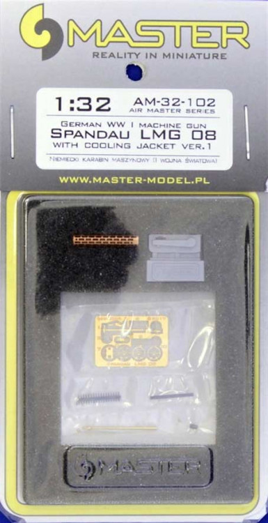 Master AM-32-102 1/32 Spandau LMG 08 w/ cooling jacket ver.1
