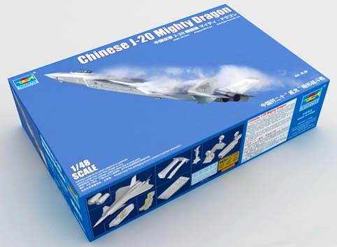 Trumpeter 05811 Chinese J-20 Mighty Dragon 1/48