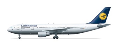 F-rsin Plastic FRP4079 Airbus A300-600 Lufthansa silk-screened decals (includes Revell RV4206 Beluga parts) 1/144