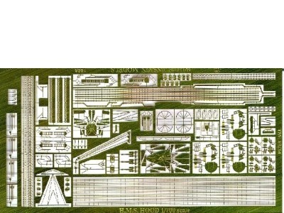 White Ensign Models PE 0722 HMS HOOD for Tamiya kit 1/700