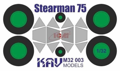 KAV M32003 Маска на Stearman 75 Kaydet (ICM 32050)