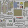 Eduard 32687 1/32 Фототравление привязные ремни F/A-18E seatbelts