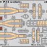 Eduard 32770 1/32 Фототравление привязные ремни P-61 seatbelts