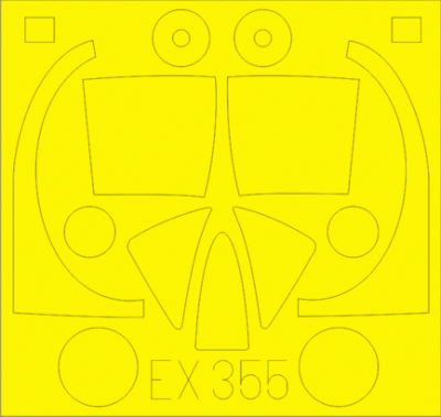 Eduard EX355 1/48 Маска для T-28B