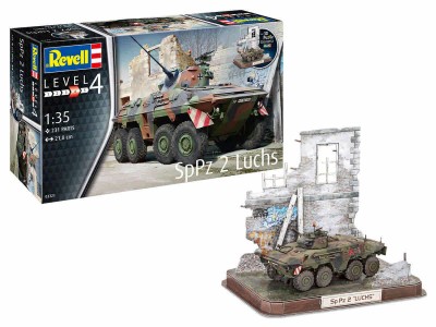 Revell 03321 Боевая разведывательная машина «Рысь» и Стена 1/35