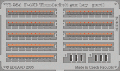 Eduard 73254 P-47D gun bay TAM