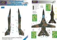 Lf Model M48129 Mask F-111 Aardvark o.Vietnam Camo Painting 1/48