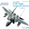 Quinta studio QD48039 F-15C (for GWH kit) 3D декаль интерьера кабины 1/48