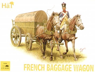 HAT 8106 Napoleonic French Baggage Wagon x 3 1/72