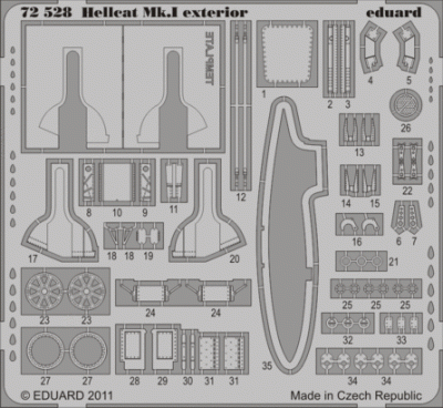 Eduard 72528 Hellcat Mk.I exterior 1/72