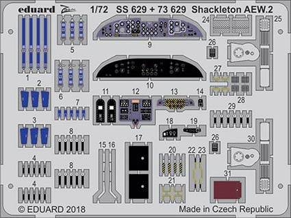 Eduard SS629 Shackleton AEW.2 1/72