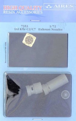 Aires 7353 IAI Kfir C2/C7 exhaust nozzles (AMK) 1/72