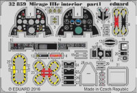 Eduard 32859 Mirage IIIc interior1/32