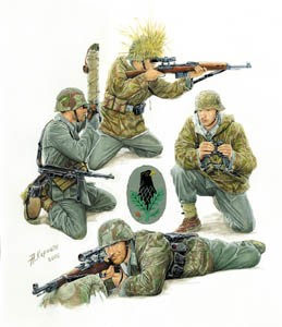 Звезда 3595 Немецкие снайперы 1/35