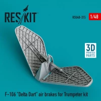 Reskit U48315 F-106 'Delta Dart' air brakes (TRUMP) 1/48
