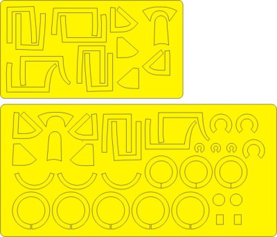 New Ware NWA-M0232 1/48 Mask F7F-3/3N Tigercat EXPERT (ITAL/AMT)