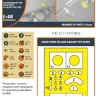 Clear Prop A48021 I-16 late version Painting mask (CL.PROP) 1/48
