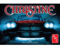 AMT 0801 1958 Plymouth Fury 'Christine' (molded in white) 1/25