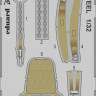 Eduard 33271 1/32 CR.42 seatbelts STEEL (ICM)