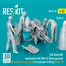 Reskit F32049 US Aircraft mechanics w/ SUU-23 20mm (3 fig.) 1/32
