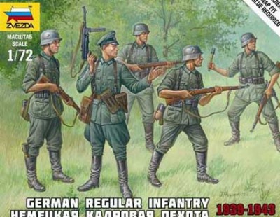 Звезда 6178 Немецкая кадровая пехота 1/72