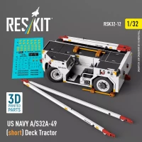 Reskit R32012 US NAVY A/S32A-49 (short) Deck Tractor 1/32